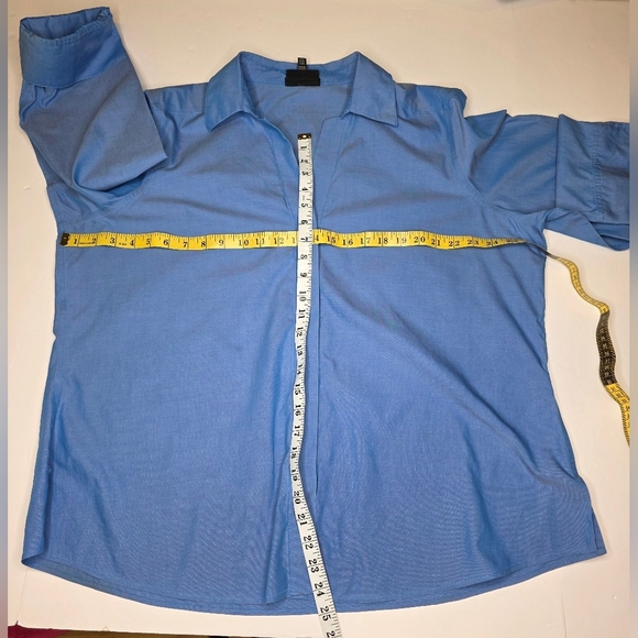 Blue Foxcroft Crisp Button Down Cotton Shirt size 18 - Picture 4 of 9